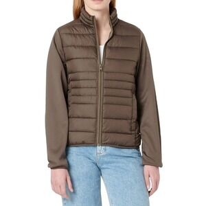 NWT JJXX Women's JXBASI Lightweight Quilted Puffer Jacket Morel Small